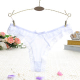 Sweetheart Lace Bowtie Thong Panty