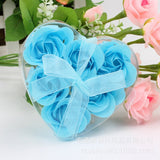 6 Artificial Rose Heart Box with Ribbon - THEONE APPAREL