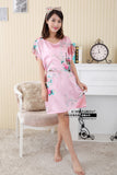 Colorblocked Butterfly Print Nightie - Theone Apparel