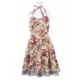 Ruche rok vintage schort jurk