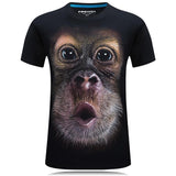 अतिरिक्त बड़े बंदर चेहरा शर्ट