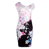 GEISHA FLORAL STAMPE FADE OMBRE ADREST