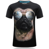 Pug With Shades Silly Face Shirt