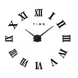 Relógio de parede de decoração de numeral de numeral romano