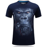Gemeines überfallendes Gorilla-Gesichts-Shirt