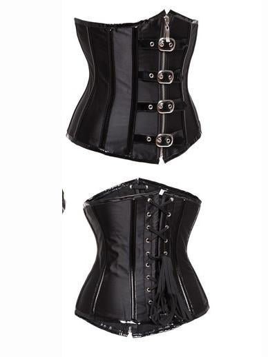 Buckled Up Waist Cincher Corset - THEONE APPAREL