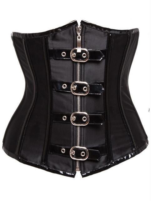 Buckled Up Waist Cincher Corset - THEONE APPAREL