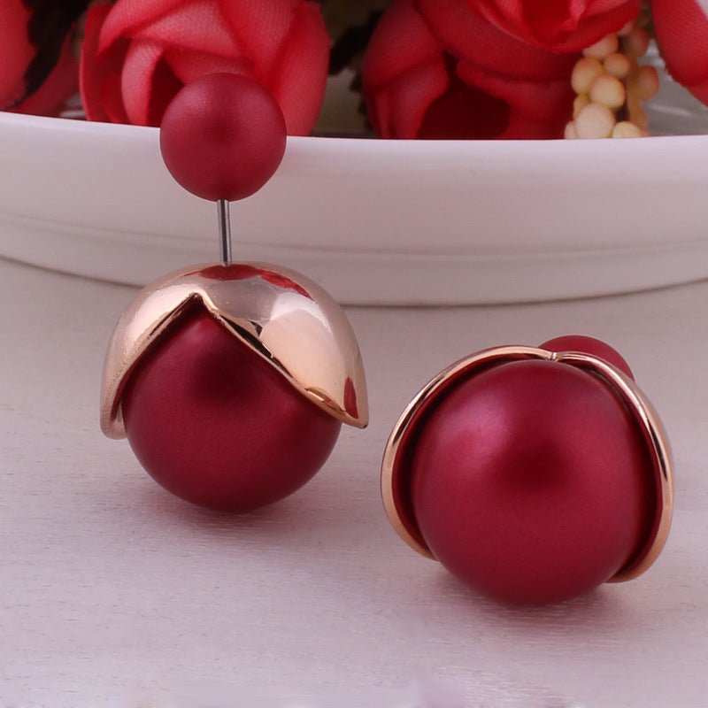 Candy Colored Rubber Sphere Earrings - THEONE APPAREL