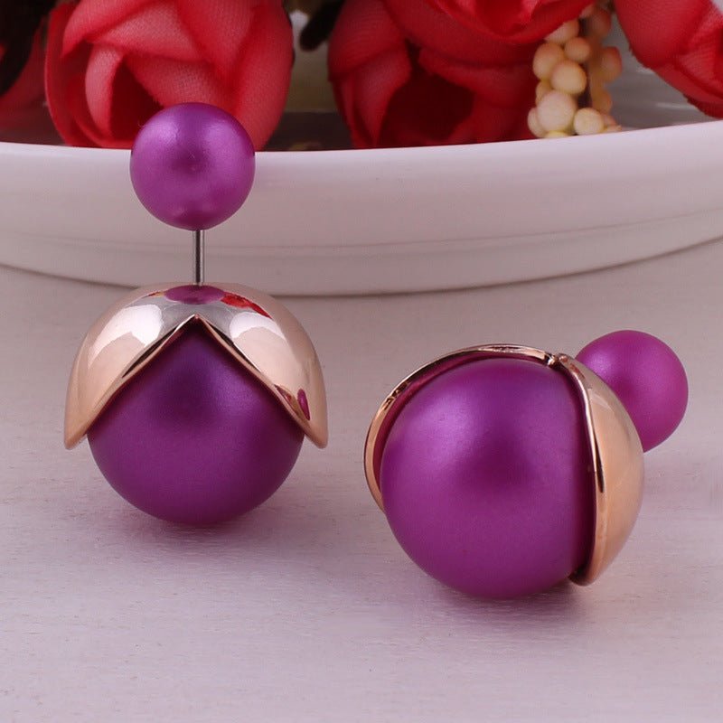 Candy Colored Rubber Sphere Earrings - THEONE APPAREL