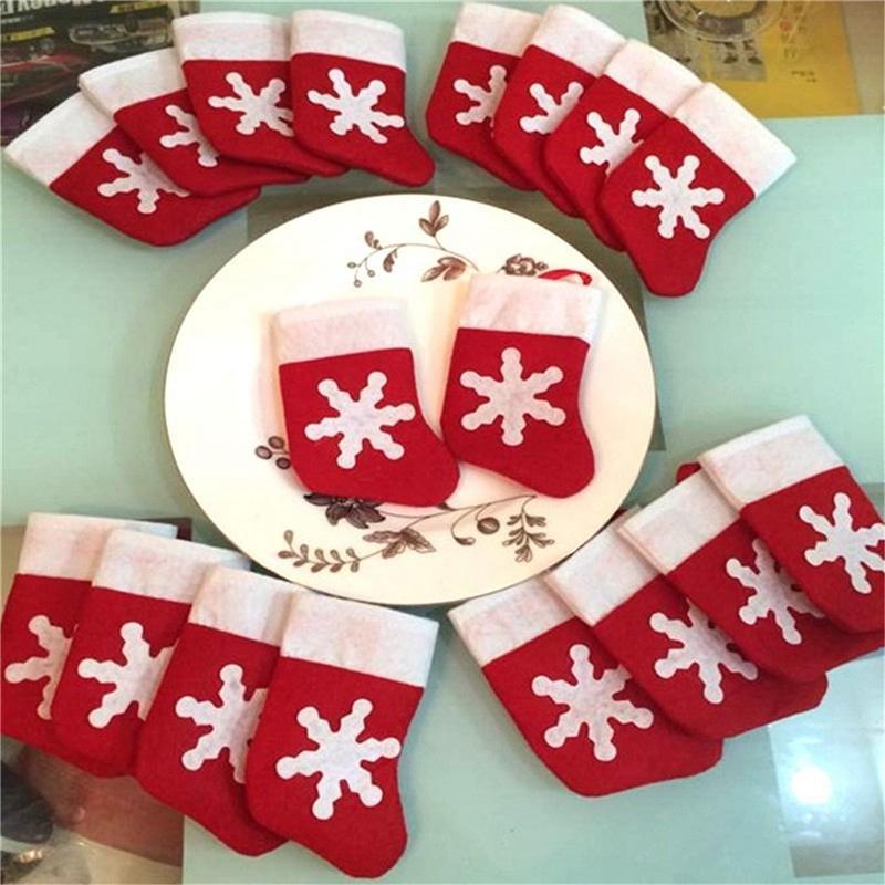 Christmas Stockings Dinnerware Party Decorations - Theone Apparel