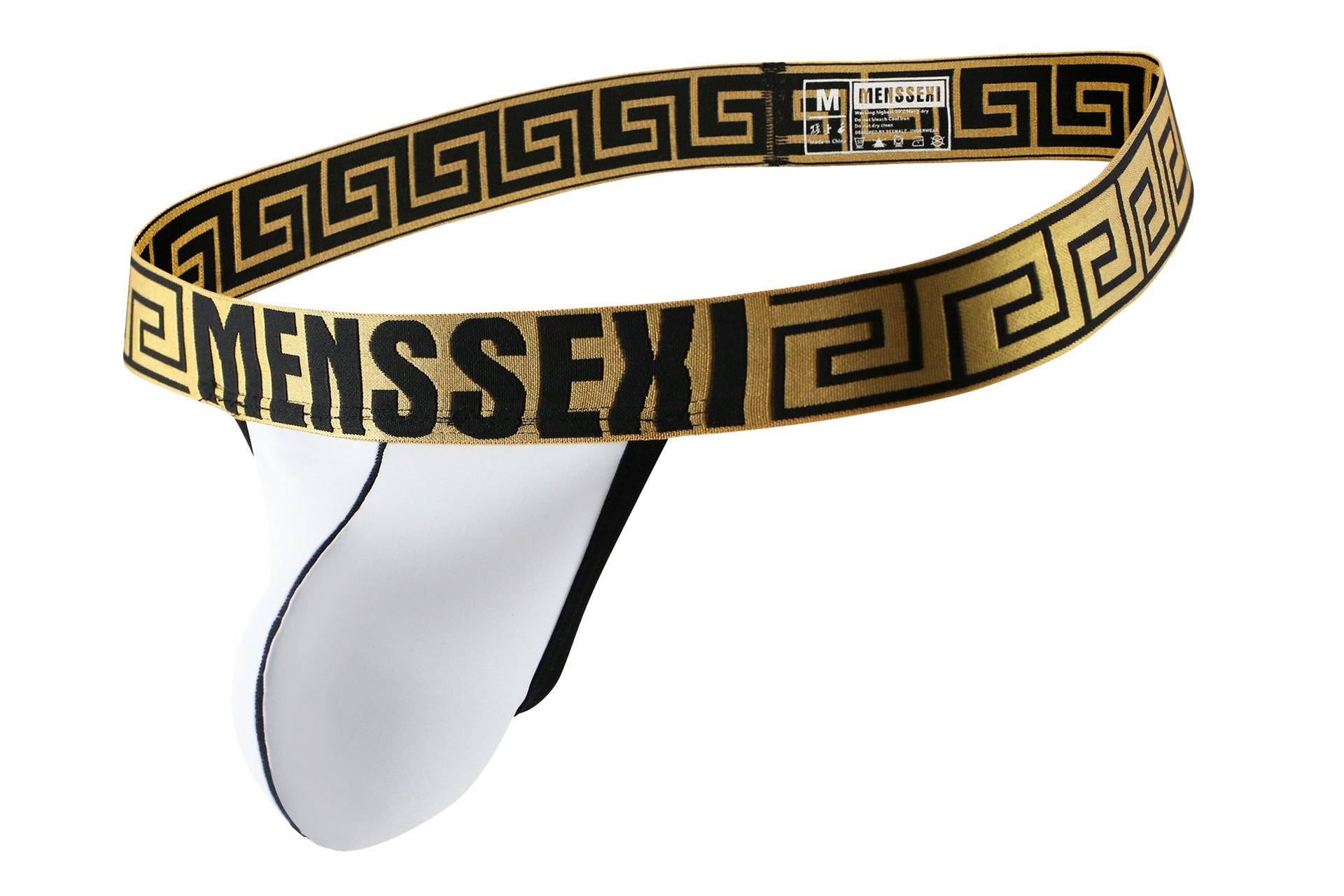 Colorful Silk Thongs-White-Theone Apparel