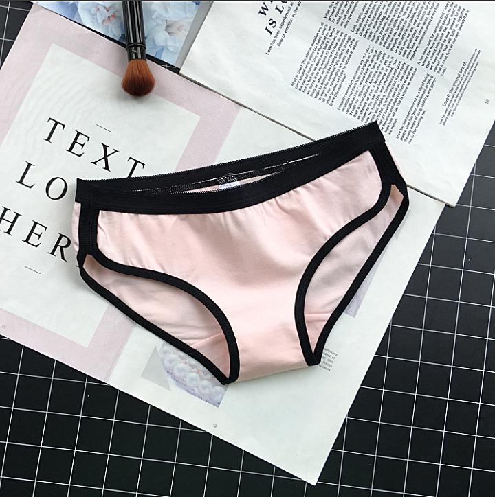 Cotton Soft Solid Colored Cotton Panties-Light Pink-Theone Apparel