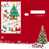 Cristmas Tree and Santa Wall Stickers - Theone Apparel