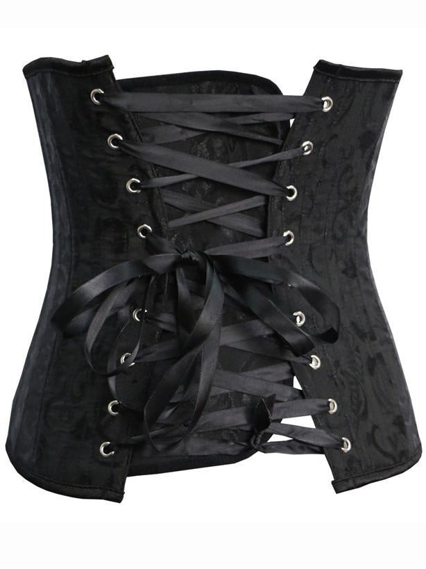 Damask Pointed Cincher Corset - Theone Apparel
