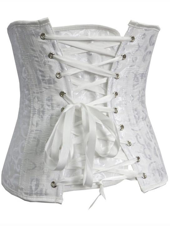 Damask Pointed Cincher Corset - Theone Apparel