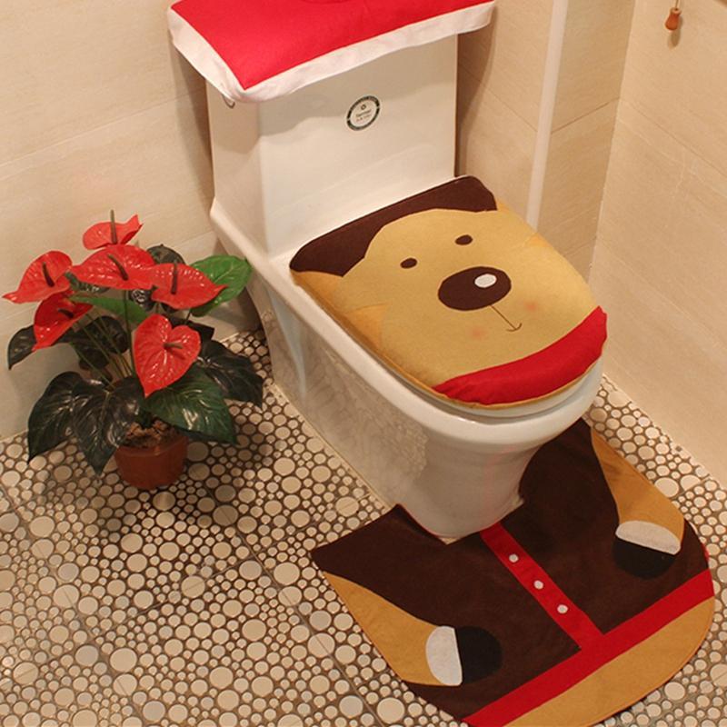 Decorative Reindeer Christmas Bathroom Set - Theone Apparel