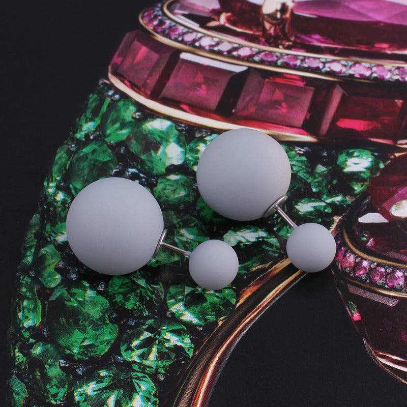 Double Sided Pastel Sphere-Gray-Theone Apparel