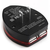 Dual Port Universal Wall AC Power Adapter - Theone Apparel
