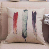 Feathered Up Square Pillow Covers