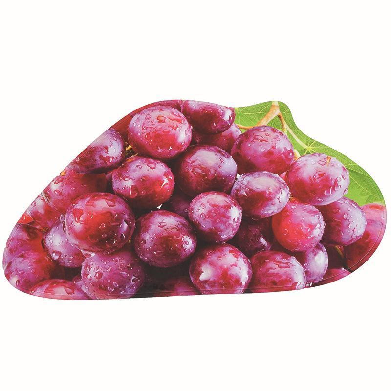 Flavors of Fruit Cutout Kitchen Mat-Grape-Theone Apparel