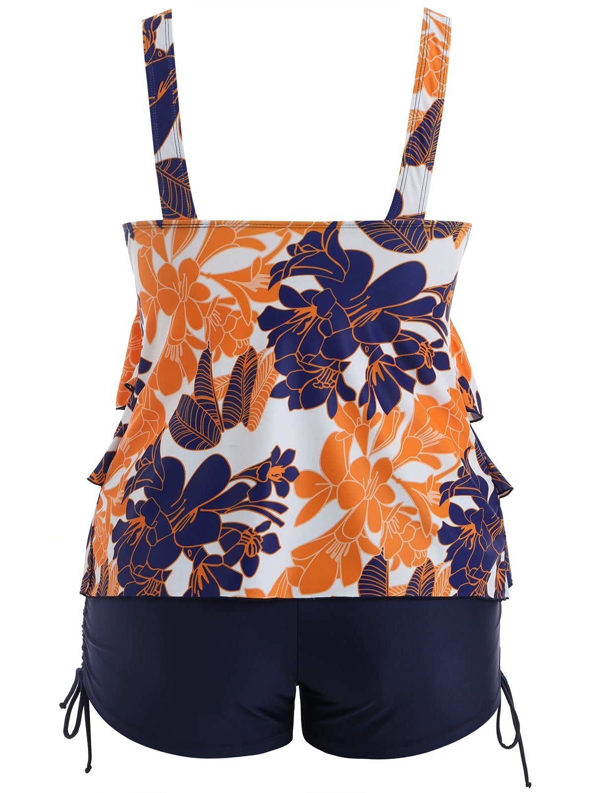 Floral Plus Size Tankini Set