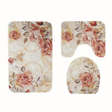 Flowers and The Sea Bath Mat Sets - Theone Apparel