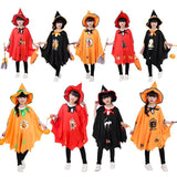 Full Set Halloween Little Witch Girl Costume - Theone Apparel