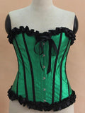 Embel -embel & strips lingerie corset top