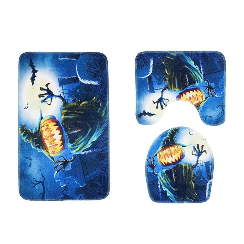 Halloween To Remember Bath Mat Set-621-0038-S1-Theone Apparel
