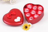 Ik hou van je 100 pc bloemroos in hartvormige doos