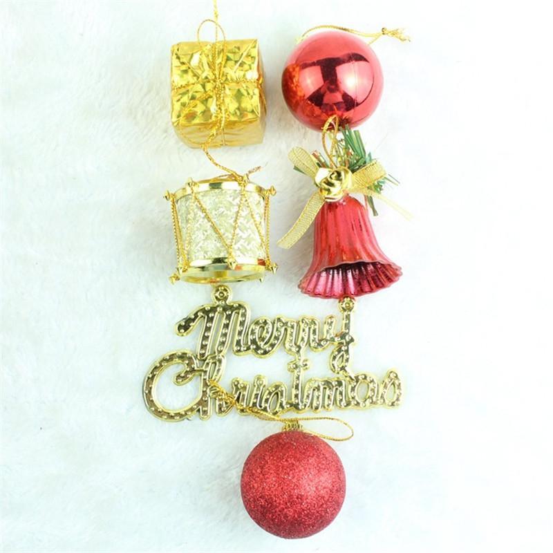 Jolly Christmas Bell Tree Decorations-Red-Theone Apparel