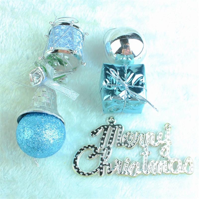 Jolly Christmas Bell Tree Decorations-Blue-Theone Apparel