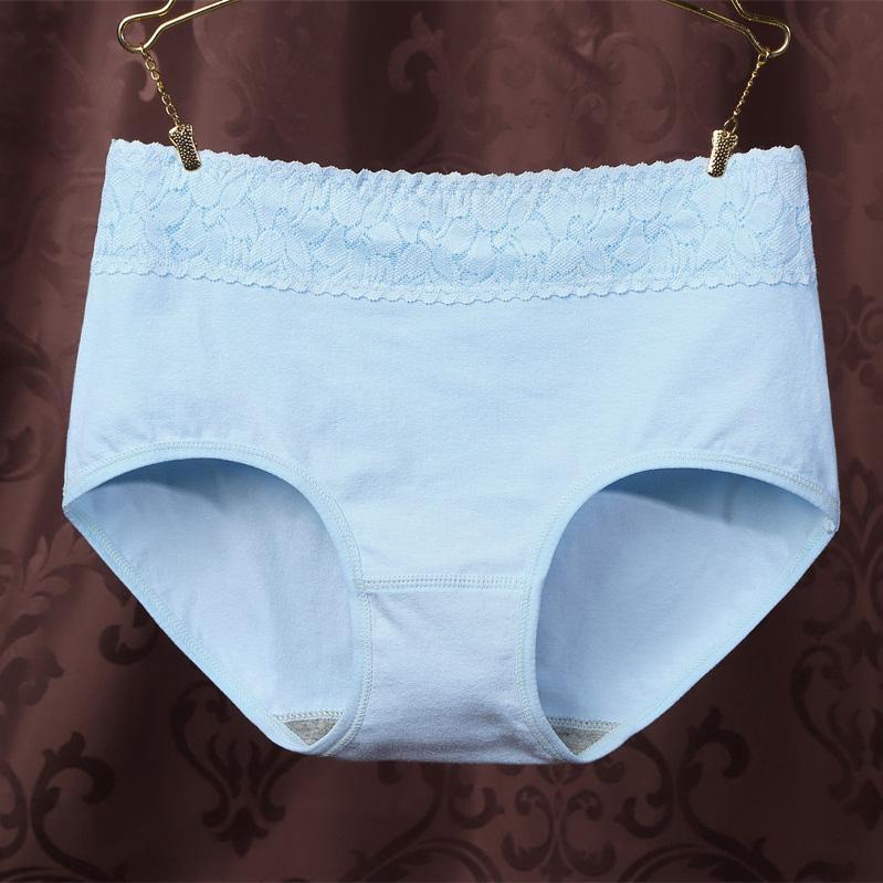 Lace Top High Rise Tummy Tuck Panty-Blue-Theone Apparel