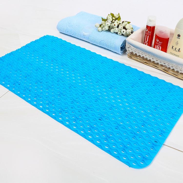 Large Rectangular Nonslip Bubble Bath Mat-Blue-Theone Apparel