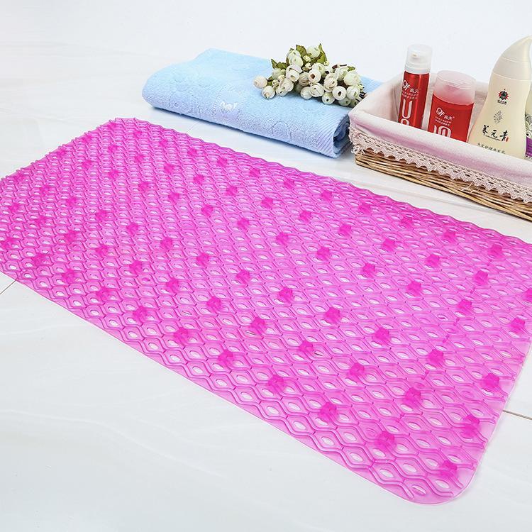 Large Rectangular Nonslip Bubble Bath Mat-Pink-Theone Apparel