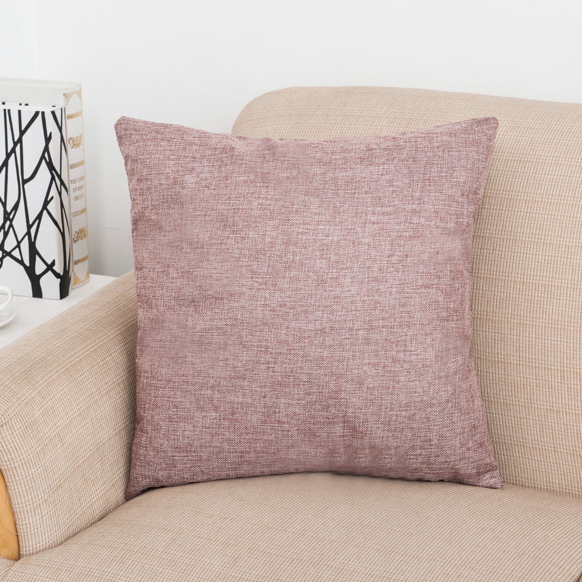Square Solid Color Pillow Covers