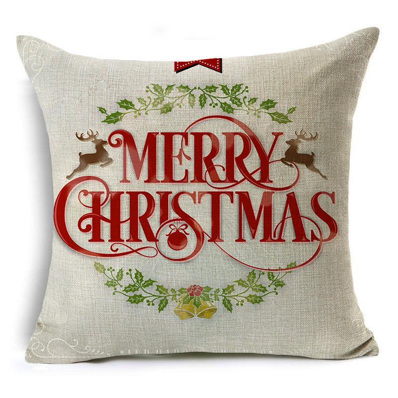 Merry Christmas Holiday Pillow Covers-601-0060-S21-Theone Apparel