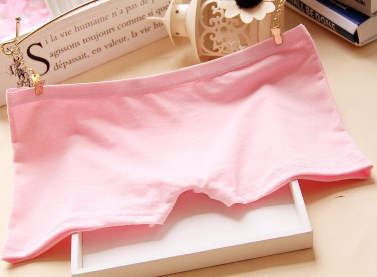 No Show Stretch Boyshort Panty-Pink-Theone Apparel
