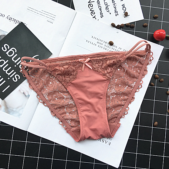 Lace Back Mesh Front String Rampband