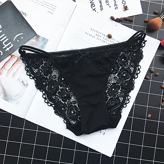 Lace Back Mesh Front String Rampband