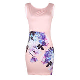 Pinks and Pastels Floral Print Dress