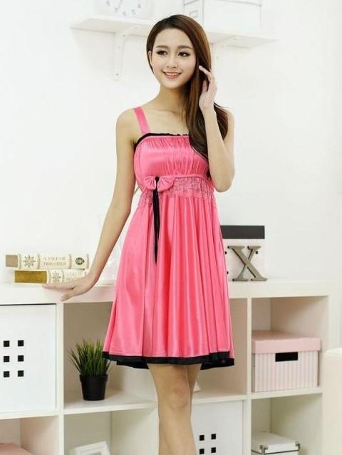 Pleated Mini Dress with Lace - Theone Apparel