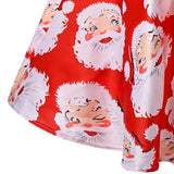 Plus Size Santa Claus Midi Dress
