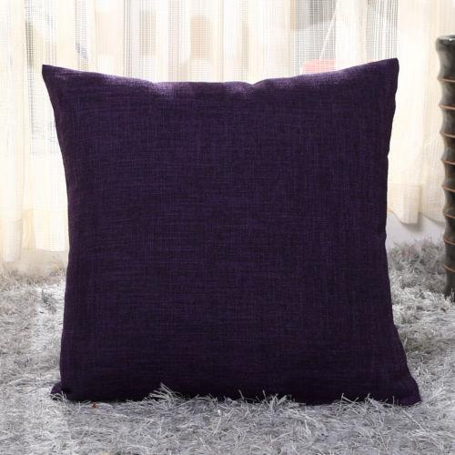 Square Solid Color Pillow Covers
