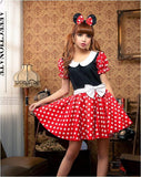 Mini Mouse Polka Dot Skirt and Top
