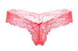 Floral Lace Wide Skirt Thong Panty