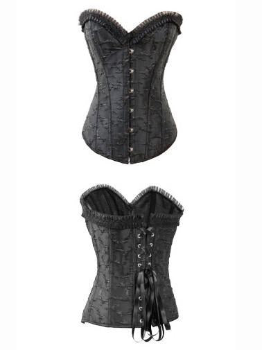 Ruffled Sweetheart Corset Top - Theone Apparel