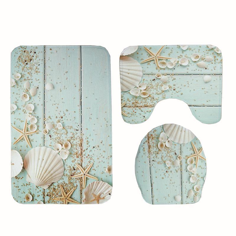Rustic Beauty Bath Mat Set-621-0009-S2-Theone Apparel