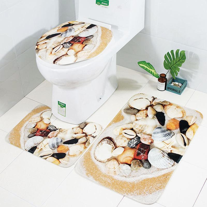 Scenes From Nature Bathroom Rug Set-621-0003-S37-Theone Apparel