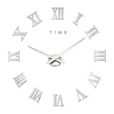 Relógio de parede de decoração de numeral de numeral romano